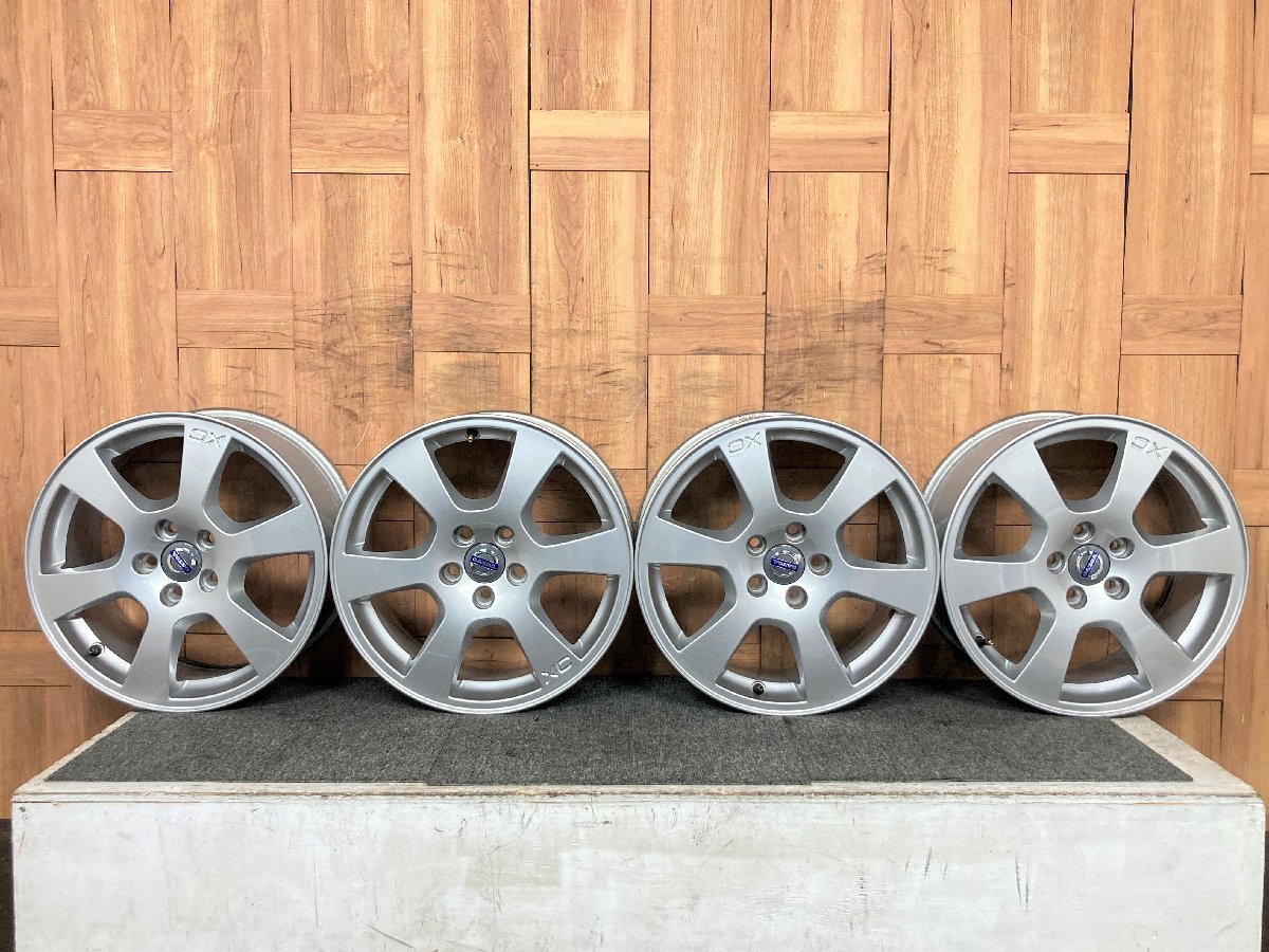 中古 ボルボ XC60 純正ホイール4本 17インチ 7.5J +55 PCD108 5H 