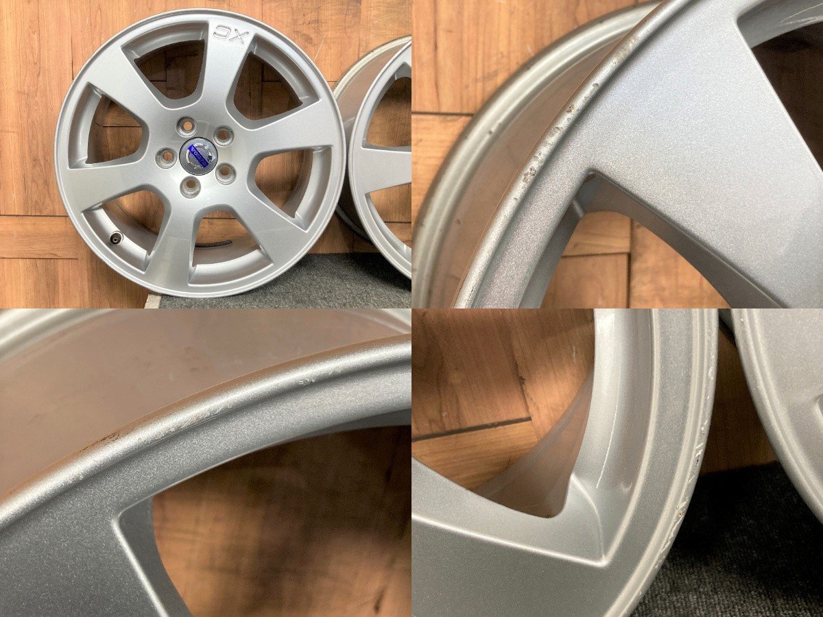 中古 ボルボ XC60 純正ホイール4本 17インチ 7.5J +55 PCD108 5H 30671480