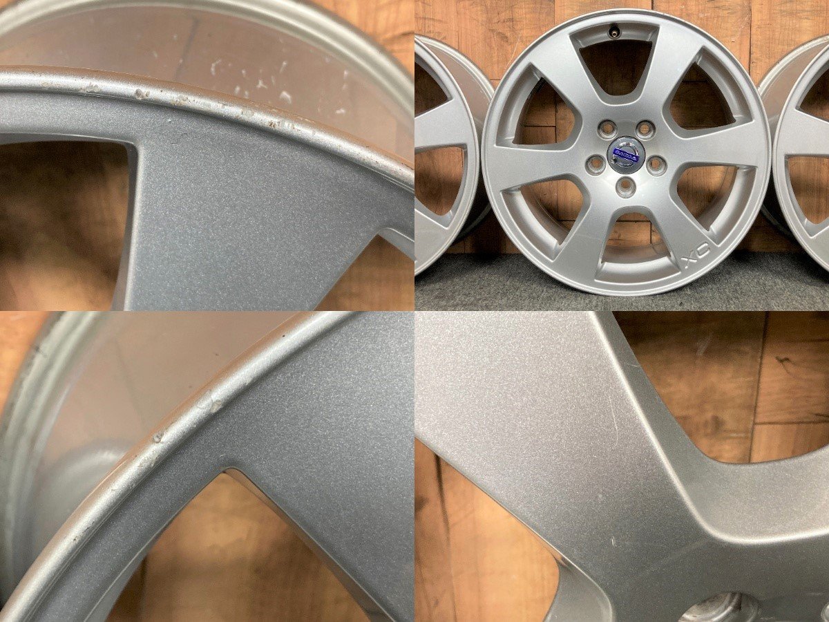 中古 ボルボ XC60 純正ホイール4本 17インチ 7.5J +55 PCD108 5H 30671480