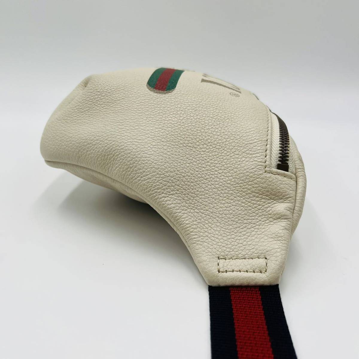 美品 GUCCI グッチ ヴィンテージロゴ ウエストポーチ ボディバッグ 