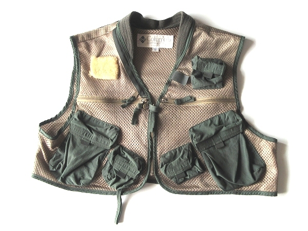 メッシュ コロンビア フィッシングベスト 希少 90sビンテージ Columbia