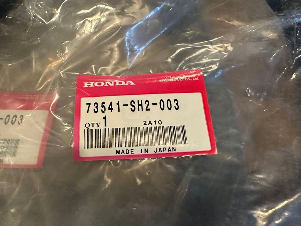 送料無料 新品 EF型 CR-X クオーターガラス トリム 2個セット
