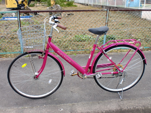 27インチ自転車 6段変速 オートライト LED 京都に直接引き取り限定(27 