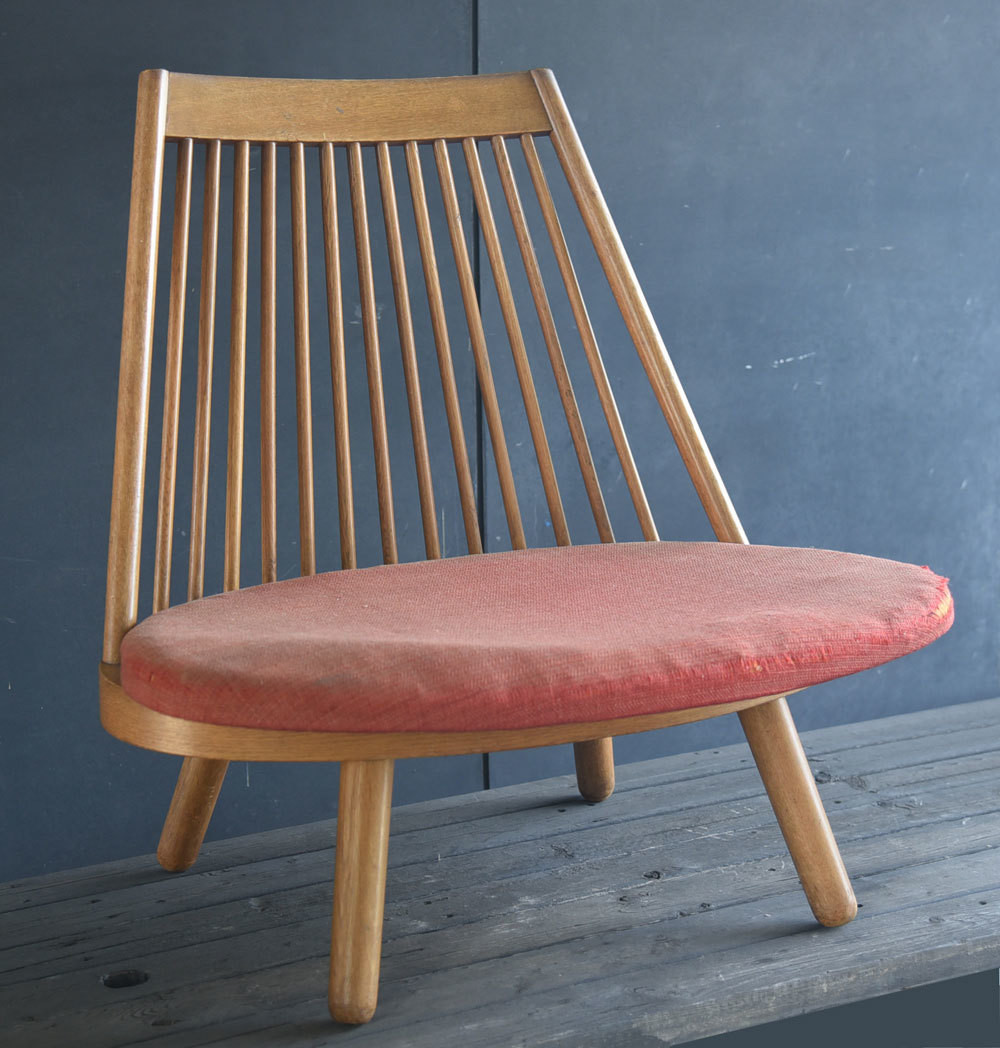 古い天童木工 スポークチェア 豊口克平 ヴィンテージ アンティーク  