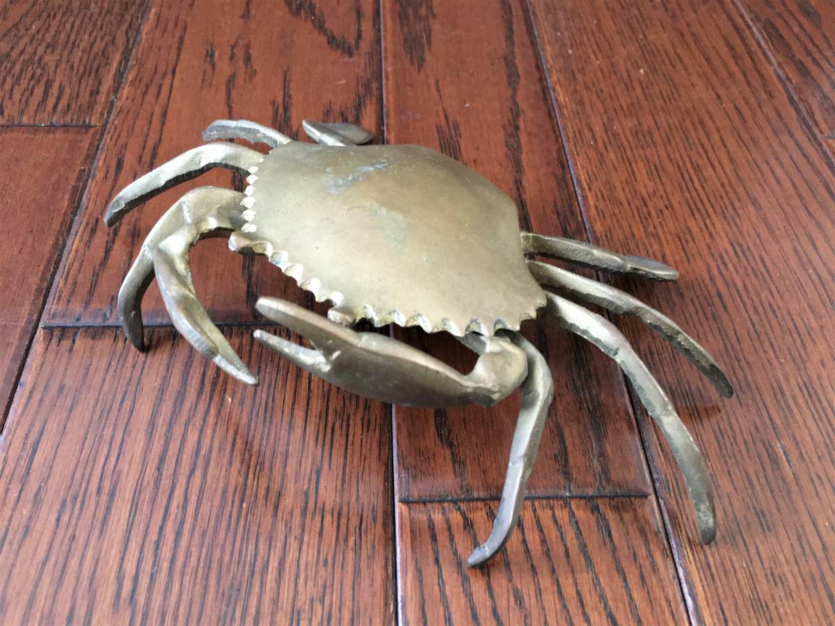ヴィンテージ カニ ブラス 灰皿 真鍮 かに 蟹 クラブ CRAB 検索