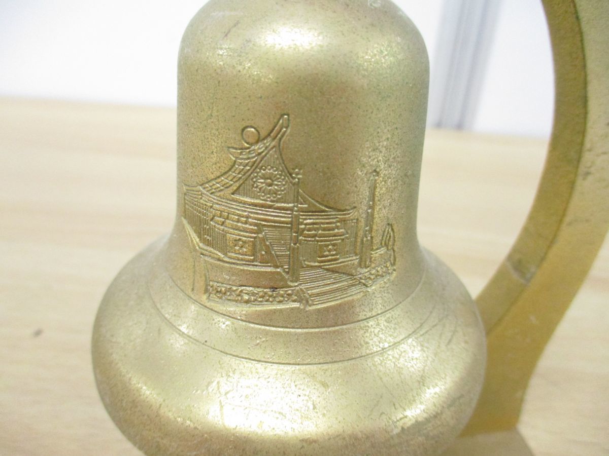 △01)崇教真光世界総本山御建立記念 鈴/記念品/ベル/宗教/信仰/思想 