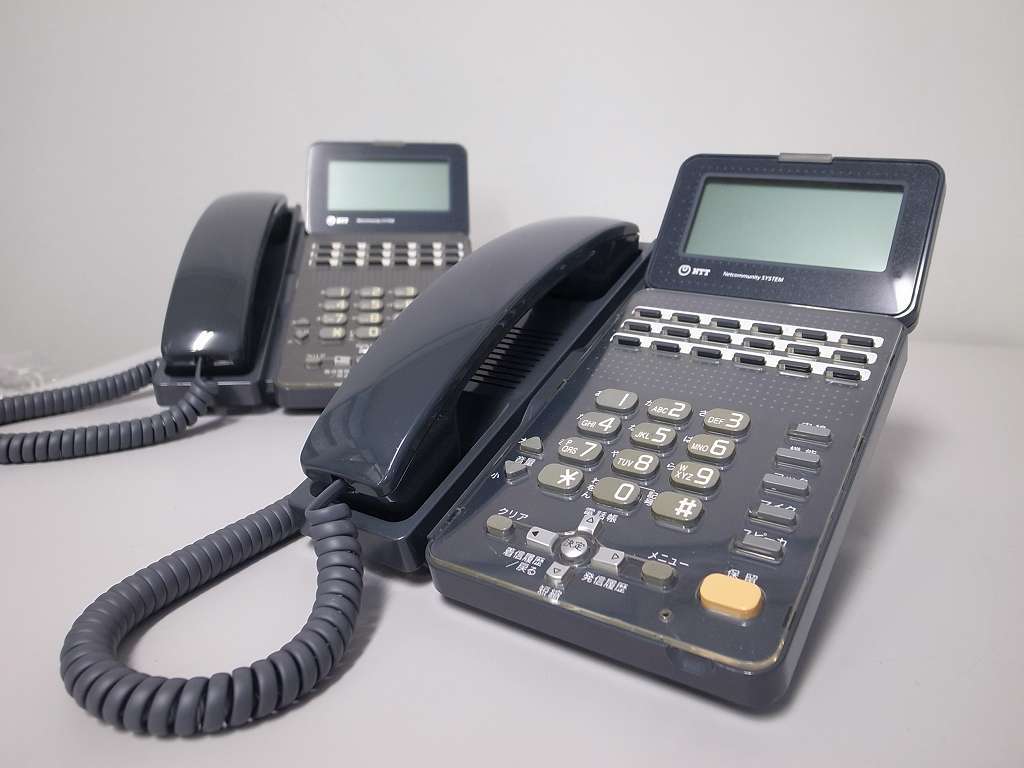 ■【★特価★】　NTT αGX　スター18ボタン標準電話機　【GX-[18]STEL-[2][K]】　2台　(10)■