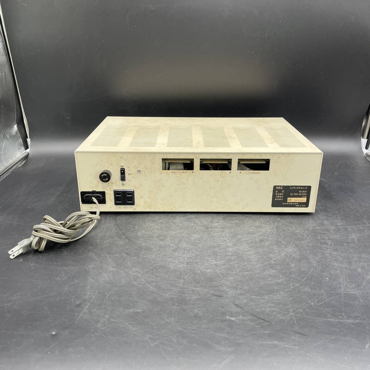 NEC/日本電気 ミニ デスク ユニット レトロ パソコン 現状品 【PC-8031