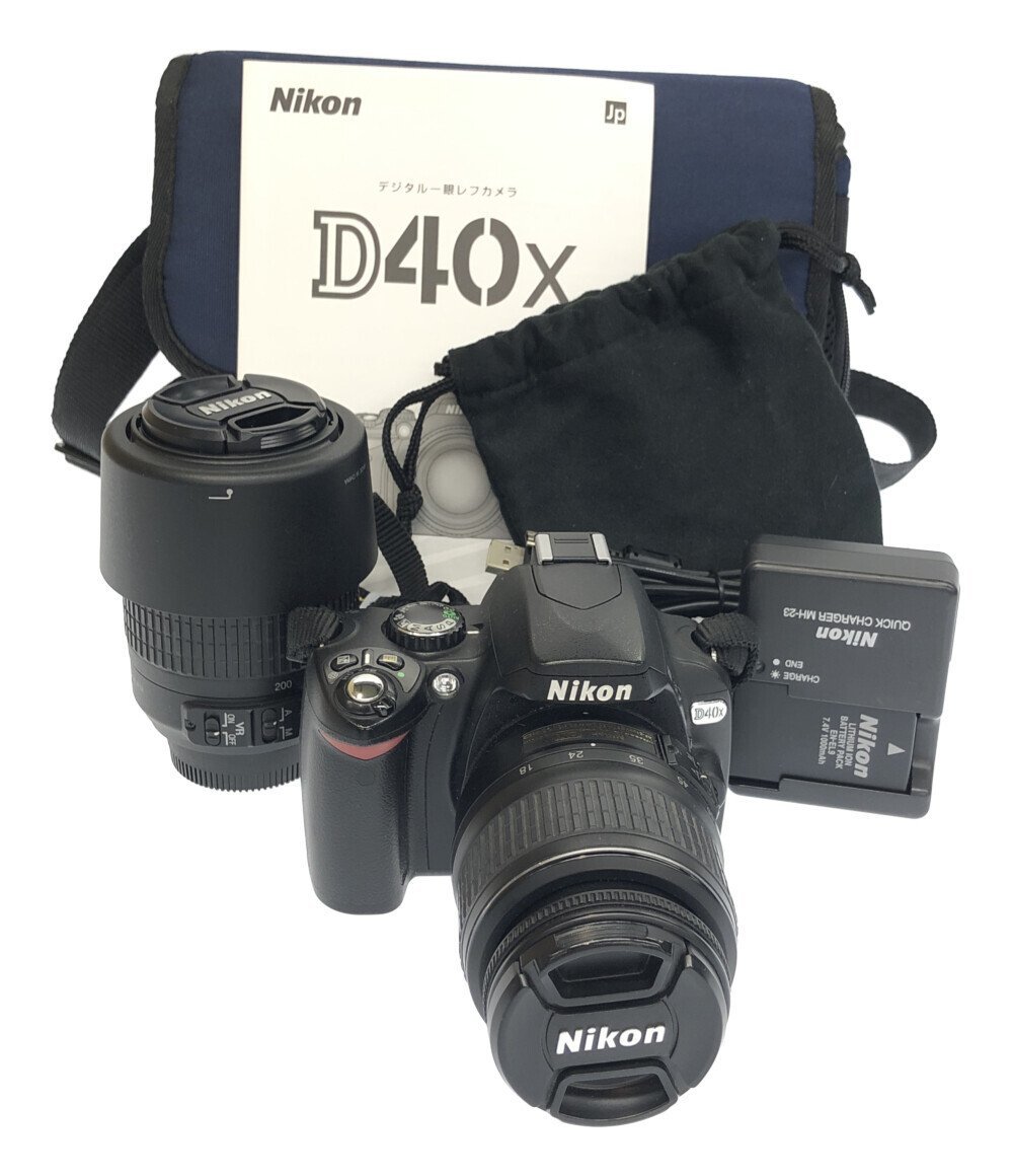 NIKON D40X ダブルズームキット+おまけ □ 【公式通販】