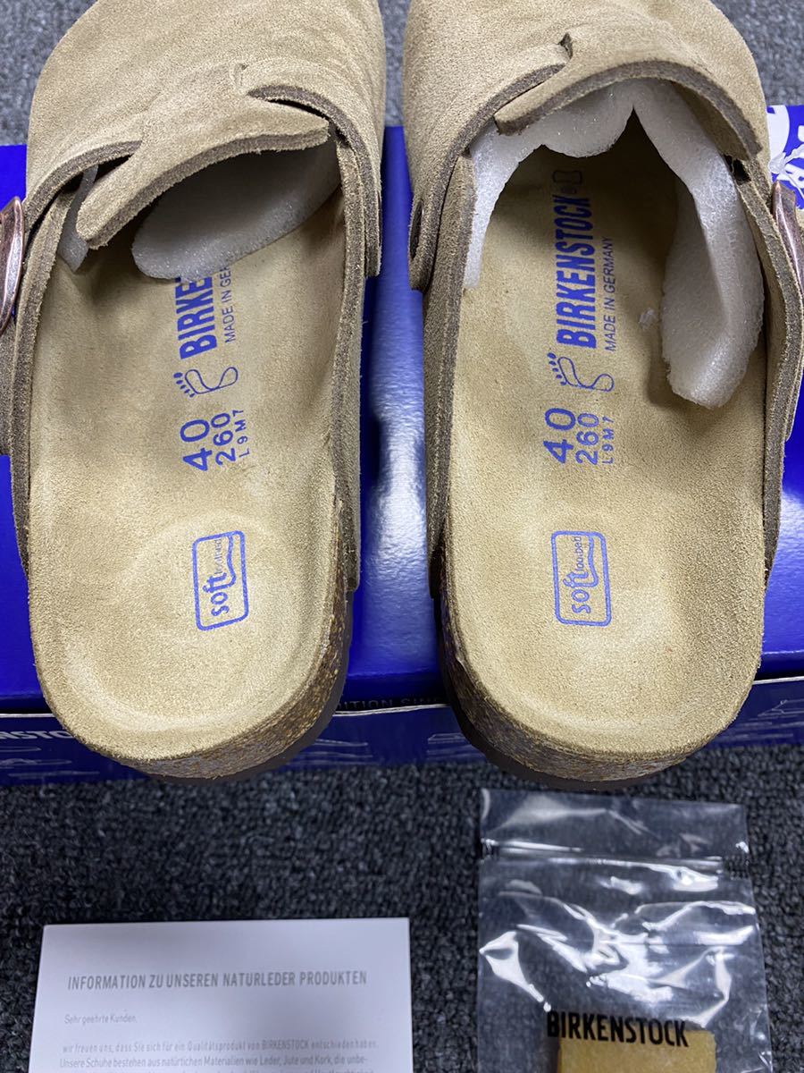 新品未使用 BIRKENSTOCK ビルケン BOSTON ボストン 41サイズ 26.5cm 色 