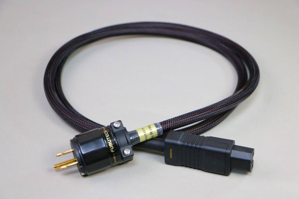 FURUTECH フルテック The Roxy 電源ケーブル 美品(音響用ケーブル 