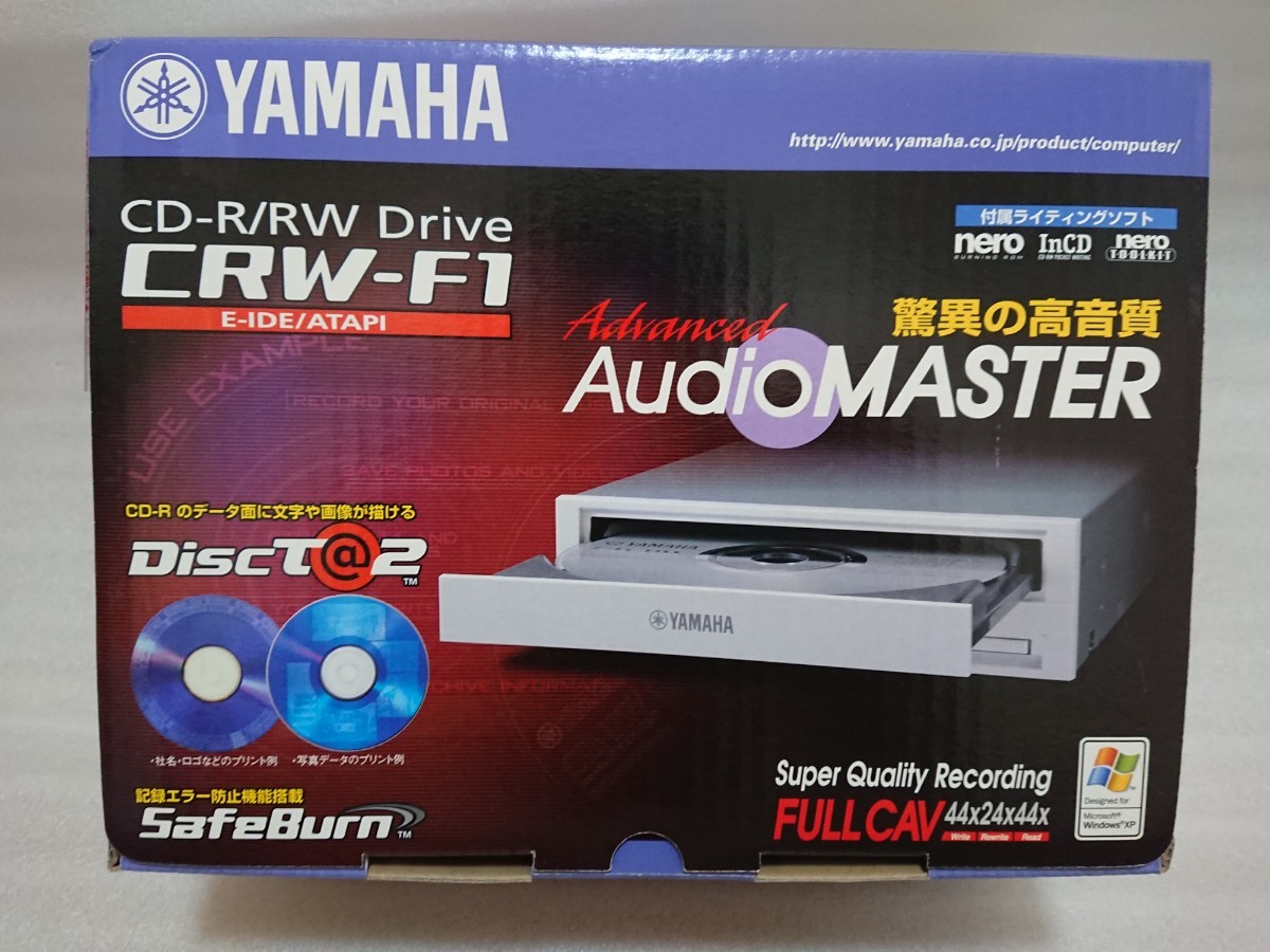 YAMAHA CRW-F1 CD-R/RWドライブ 新品未使用 オマケ外付けケース付き