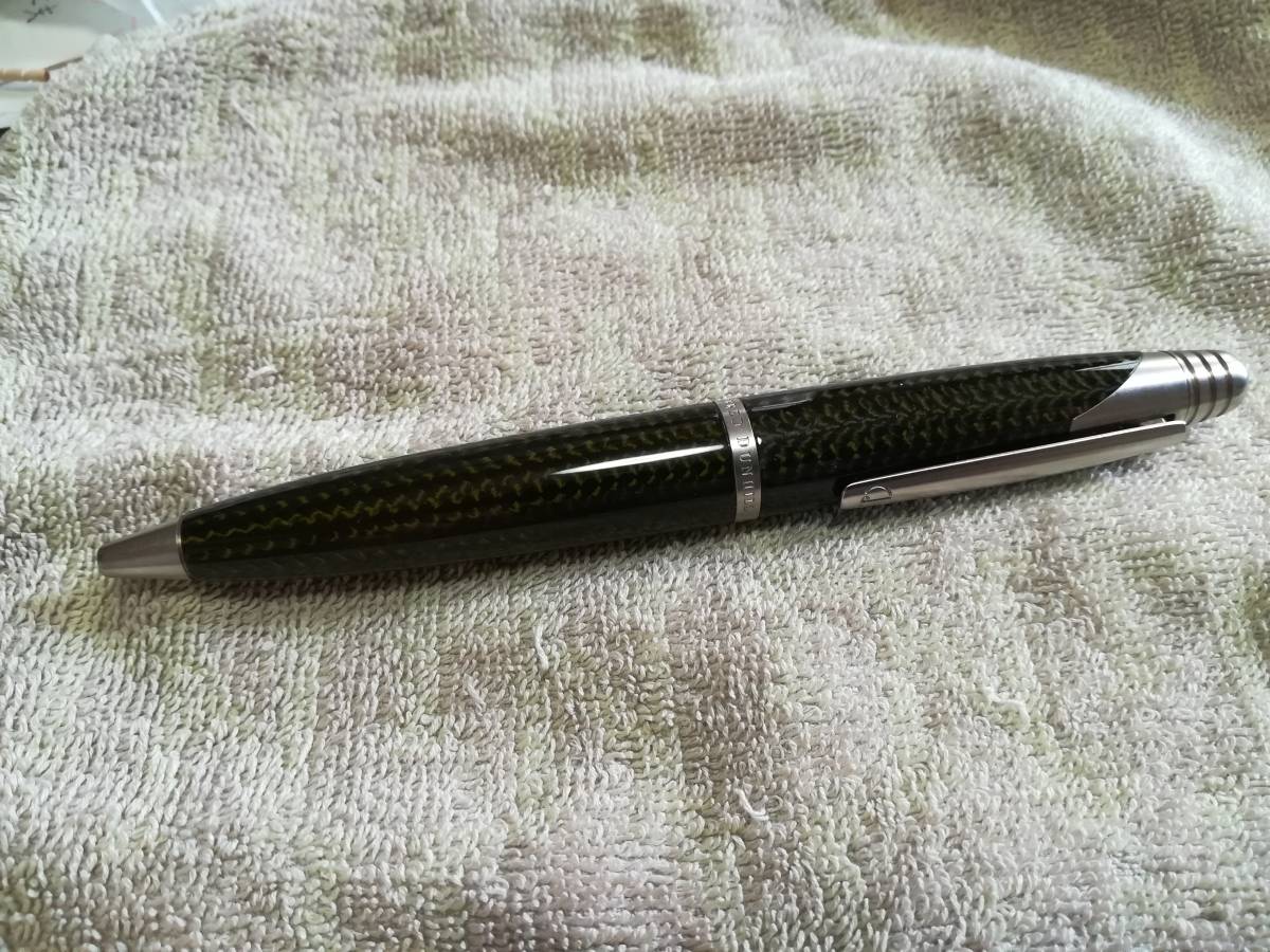 ダンヒル　ボールペン　カーボンファイバー　ブラッシュトパラジウムAD2000 ダンヒル ボールペン カーボンファイバー ブラッシュトパラジウム