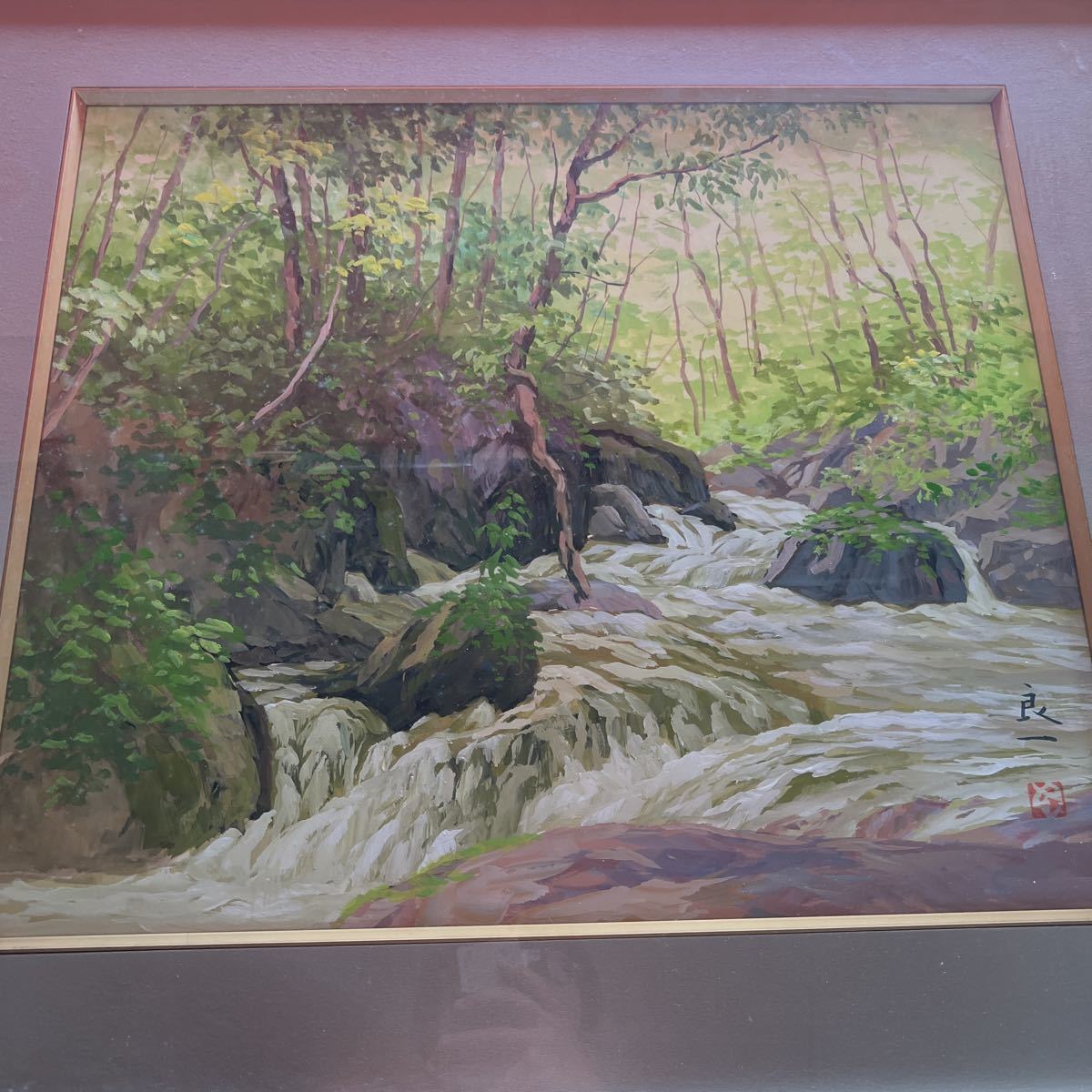 真作風景画水彩画