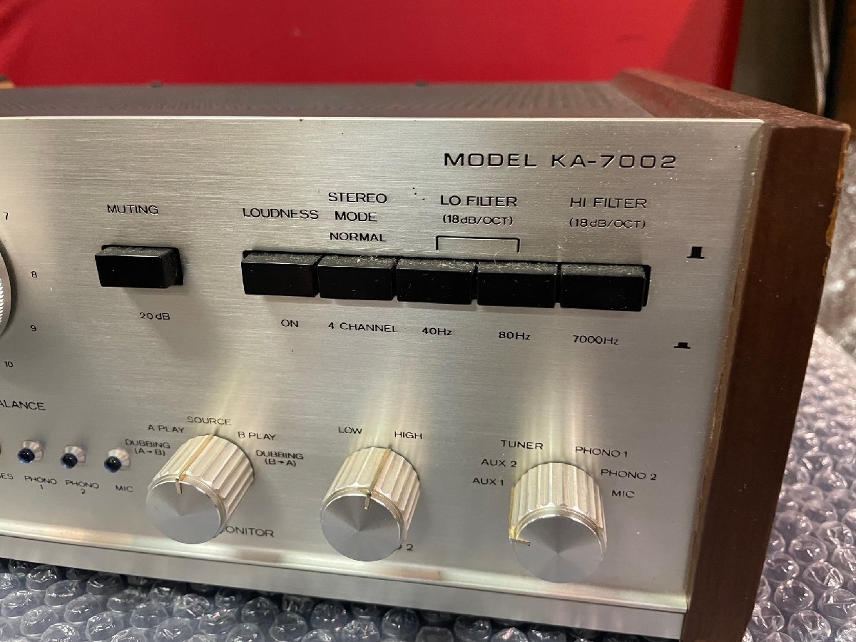 TRIO MODEL KA-7002トリオ プリメイン アンプ オーディオ ジャンク