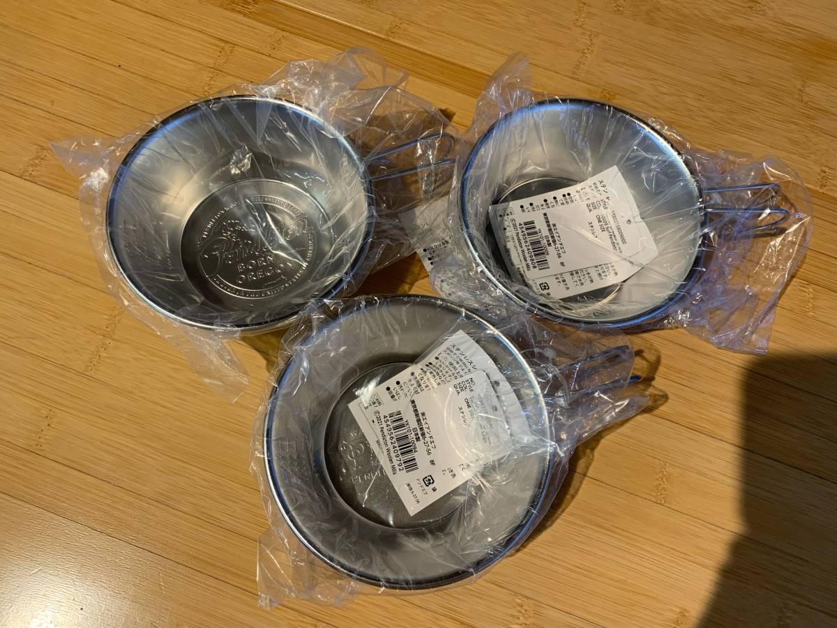 ☆新品 未使用 PENDLETON ペンドルトン シェラカップ 3種類 3個セット ビンテージロゴ ボーンインオレゴン サーフペンドルトン ステンレス