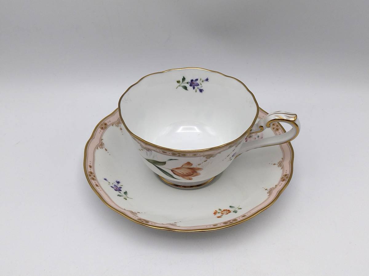 保管品 ノリタケ メゾンフルール カップ＆ソーサー ペア 2客 Noritake  