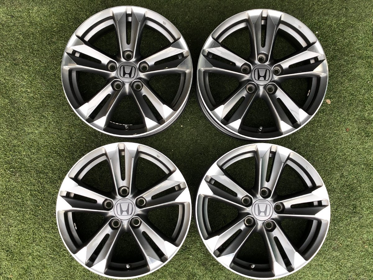 中古美品☆34712☆ZF1 CRZ CR-Z☆ブラックレーベル純正 16インチアルミ 