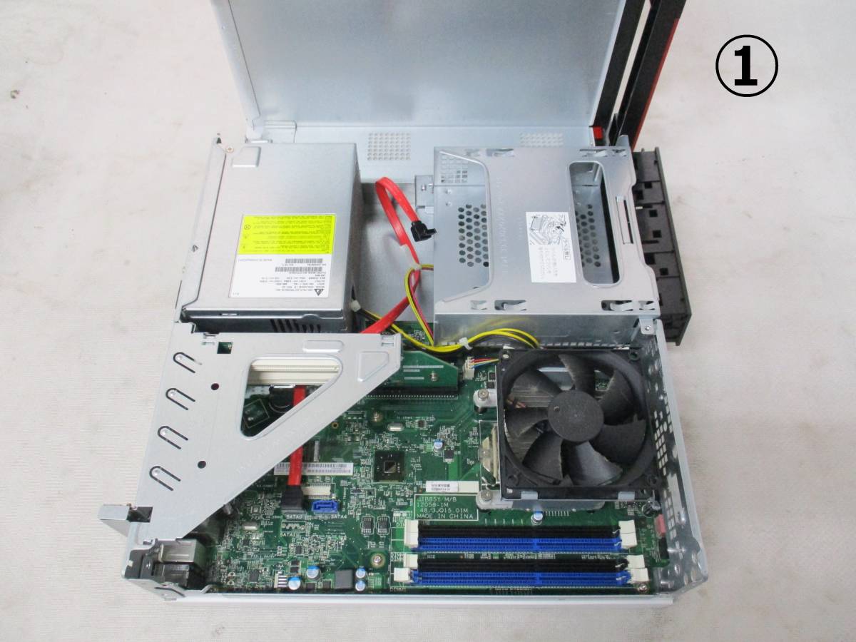 HDD/メモリ/光学ドライブなし】FUJITSU/富士通 デスクトップパソコン×2 