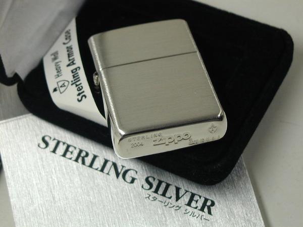 Zippoスターリングシルバー 純銀アーマー☆Armor Sterling#27 新品