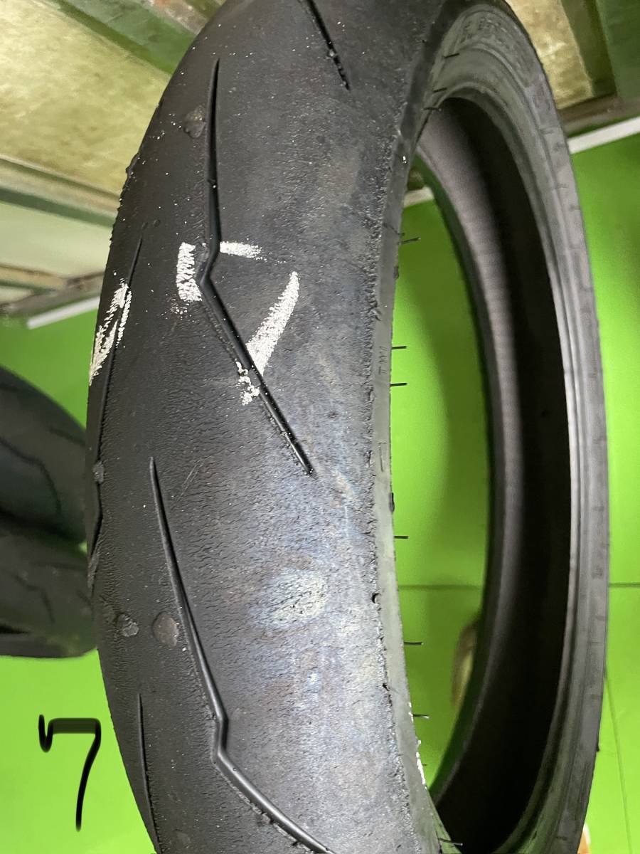 ⑦ ピレリ スーパーコルサ 前後セット 110/70R17 140/60R17 YZF-R25