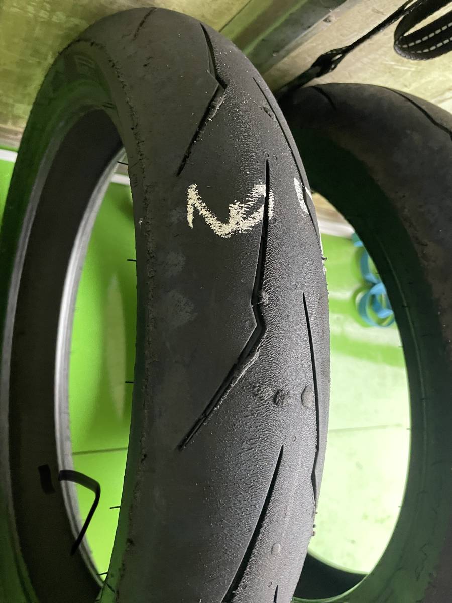 ⑦ ピレリ スーパーコルサ 前後セット 110/70R17 140/60R17 YZF-R25