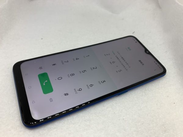 ☆送料無料☆ジャンク☆RAKUTEN☆CPH1943 OPPO A5 2020☆ブルー