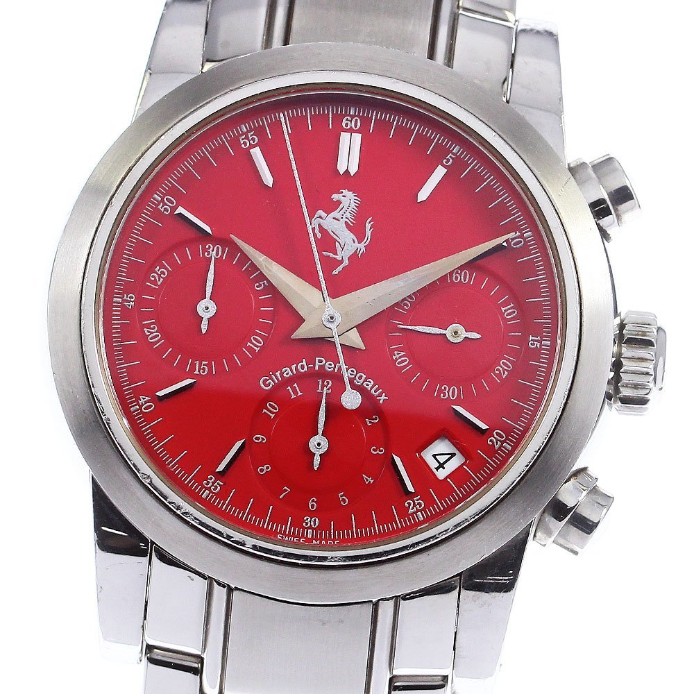 訳ありジラールペルゴ⁄スクエア⁄ゴールド⁄10KGF⁄金張⁄メンズ腕時計