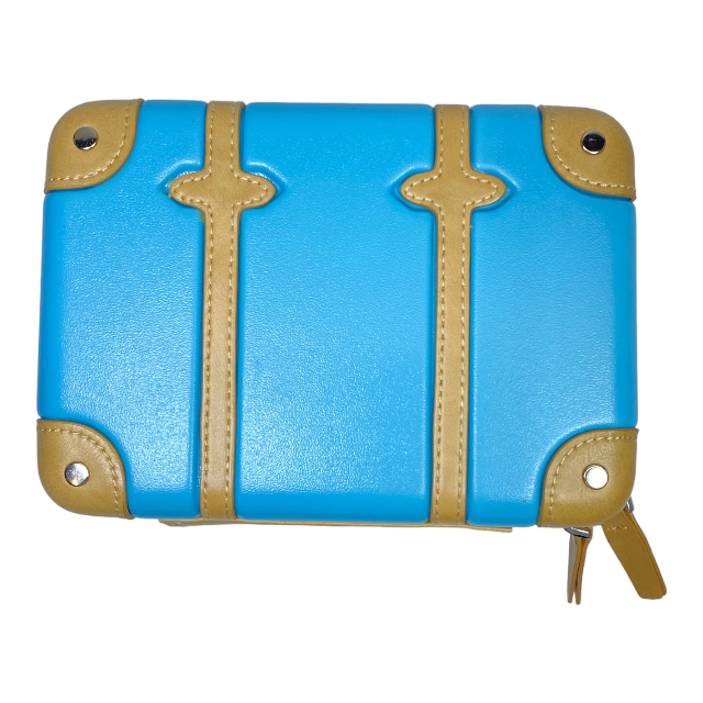 【未使用品】GLOBE-TROTTER グローブトロッター ANA 全日空 ビジネスクラス アメニティ ポーチ トラベルポーチ ボックス ライトブルー