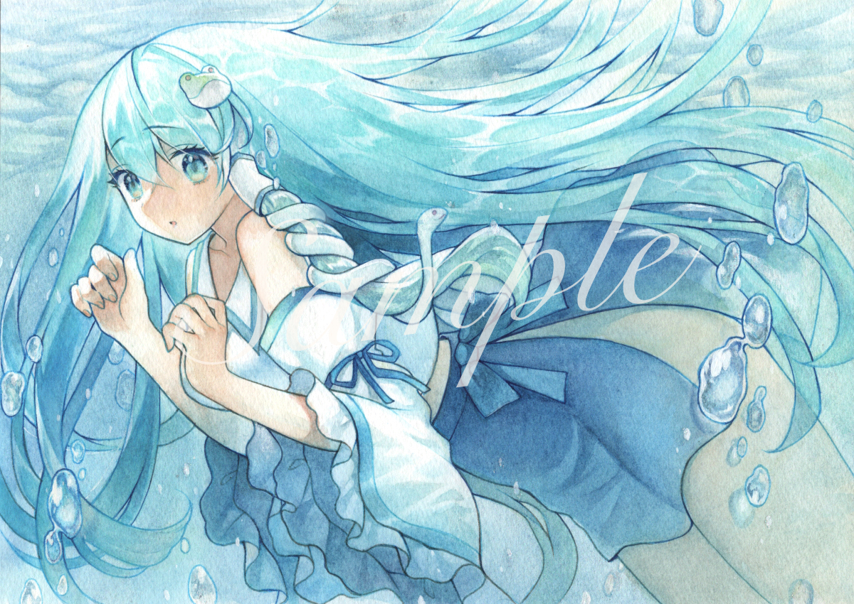 手描きイラスト 東風谷早苗 東方project 早苗 【公式通販】