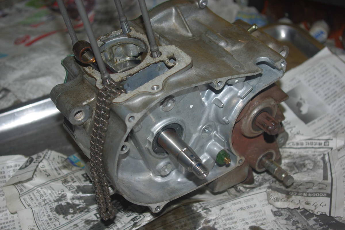 ホンダ エイプ 50 エンジン AC 16 E クランクシャフト ケース 