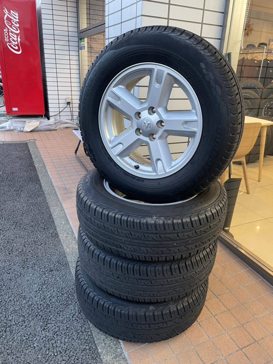 クライスラー DODGEダッジ ナイトロ 純正ホイール 17インチ DUNLOP 235 