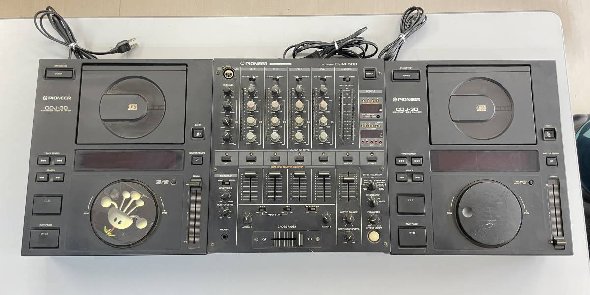 お得な3点セット！】DJM-500 + CDJ-30×2 パイオニア 通電確認済み 