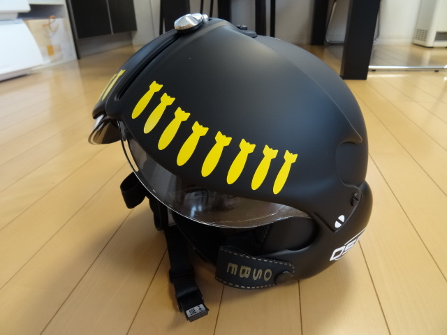 osbe トルネード XXL バイク ジェットヘルメット 黒 ブラック カスタム 