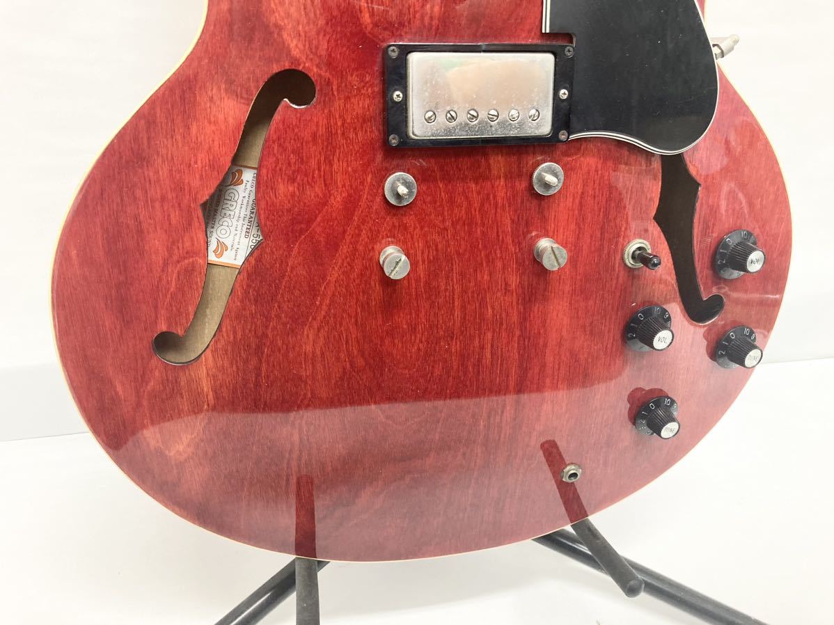 Greco SA-550 77年 ジャパビン 純正ハードケース付 77年製 グレコ SA-550 セミアコ ハードケース付き Greco ジャパン