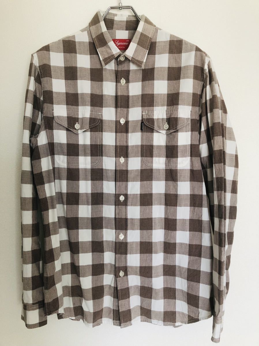 SUPREME シュプリーム バッファローチェック ワークシャツ ビス