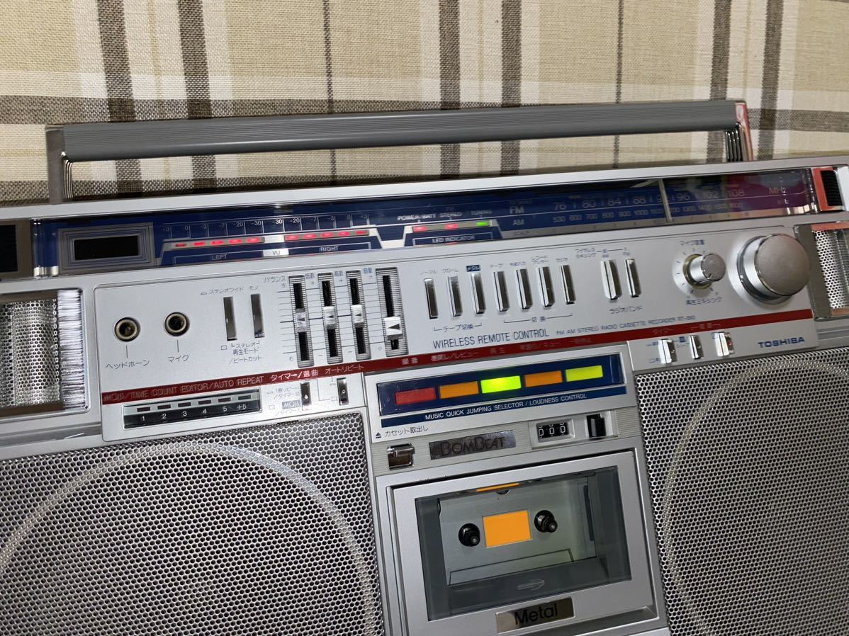 暗所低温低湿保存・欠点有】TOSHIBA BOMBEAT RT-S93(ラジカセ)｜売買