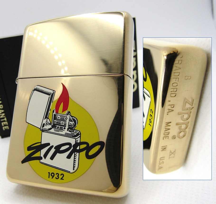 ソリッドブラス zippo ジッポ 1995年 未使用