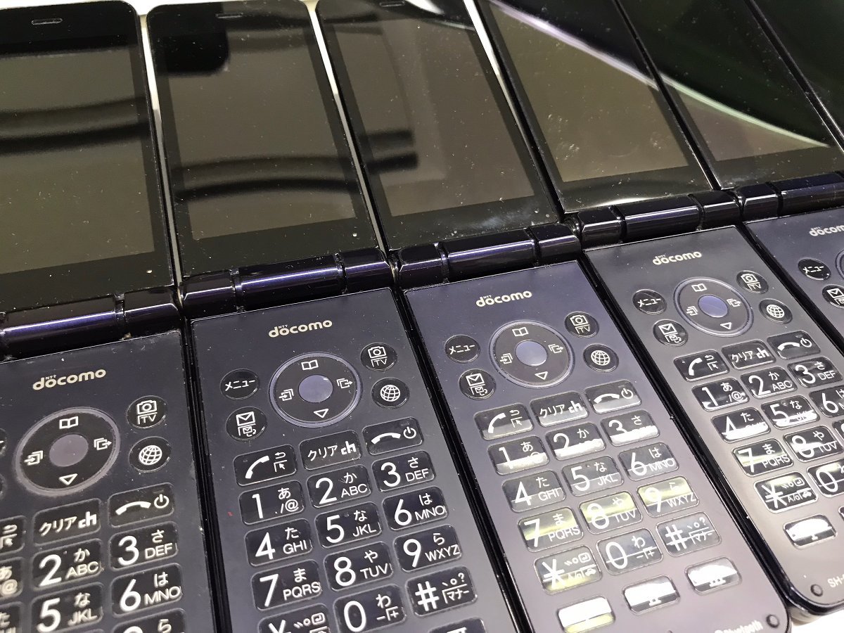 △ docomo ドコモ シャープ SHARP AQUOS SH-01J 10台 セット ガラケー