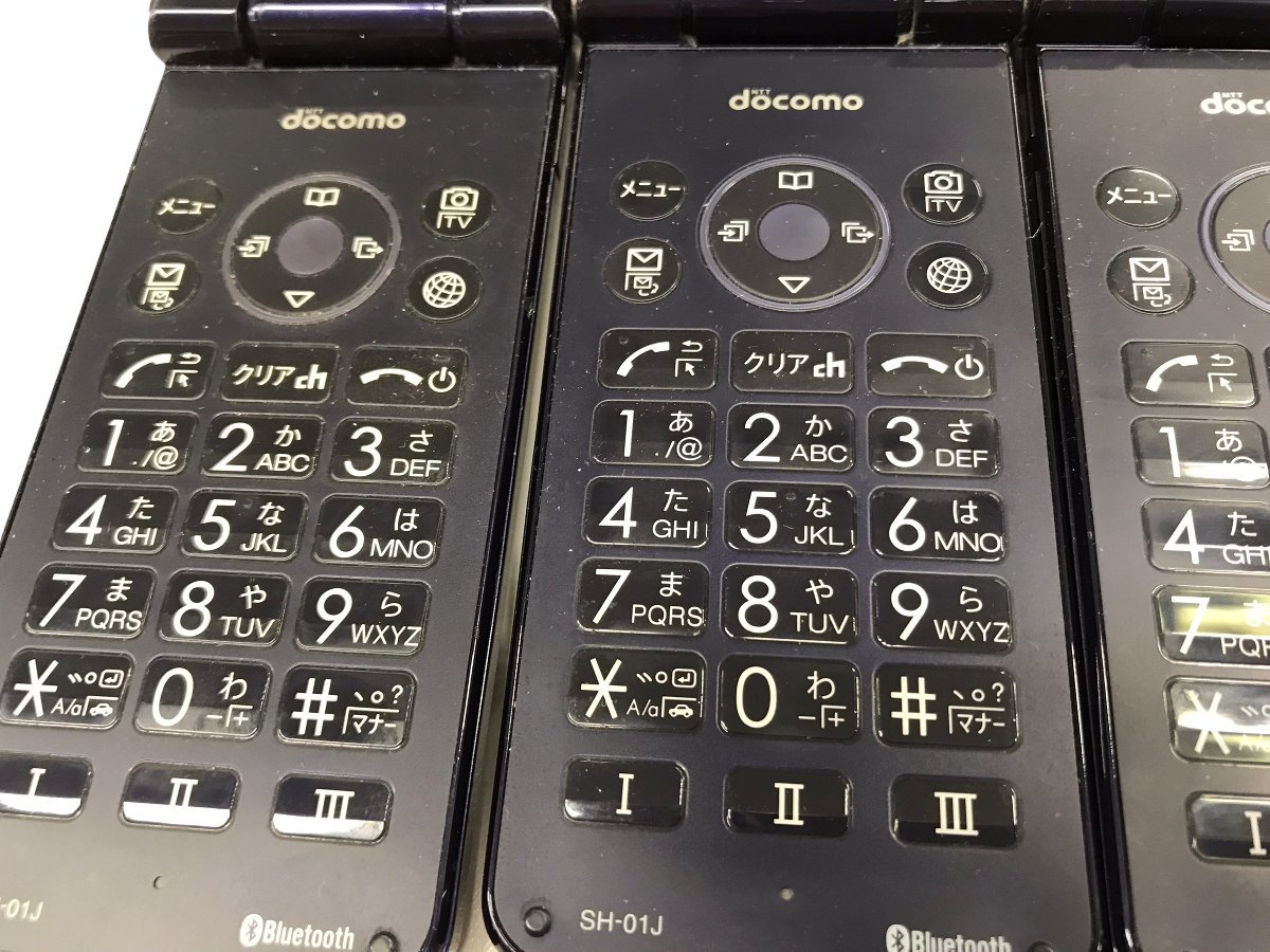 △ docomo ドコモ シャープ SHARP AQUOS SH-01J 10台 セット ガラケー