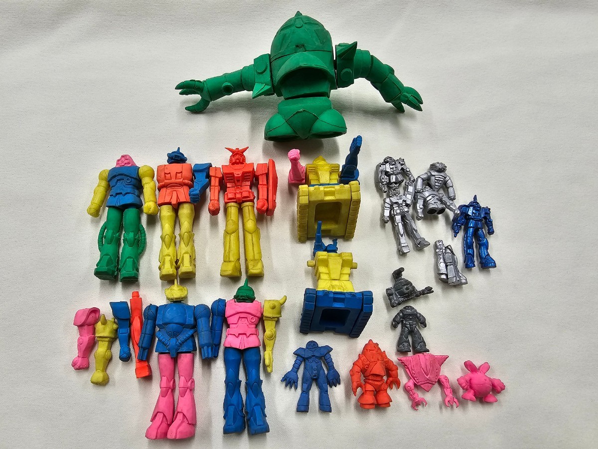 昭和レトロ ガチャガチャ ガンダム 消しゴム 合体消しゴム (ガンダム