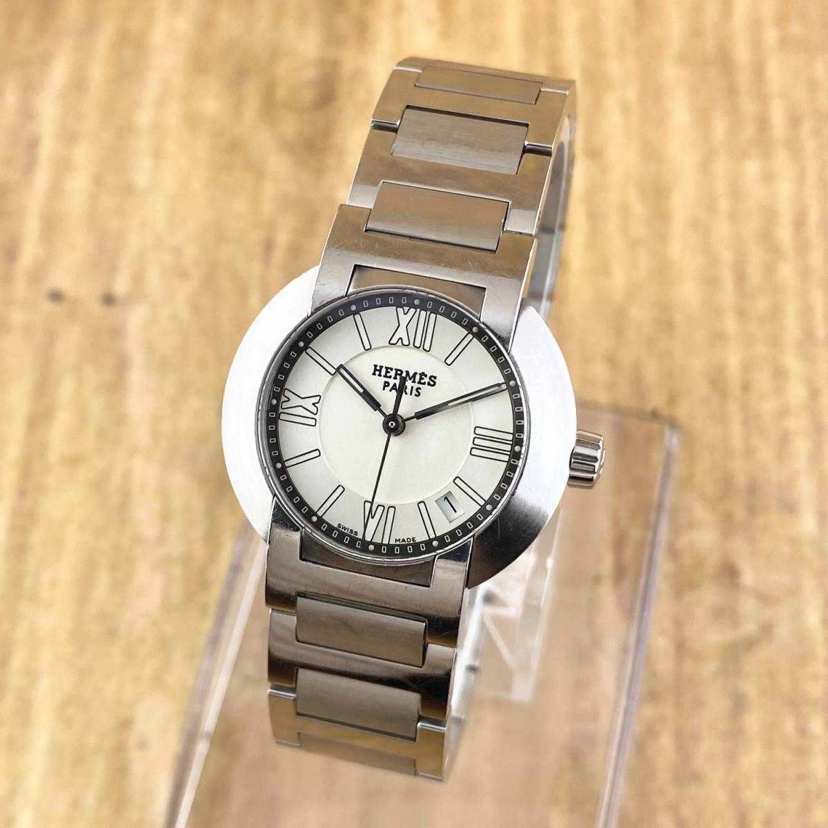 1円箱付HERMES エルメス 腕時計 レディース ノマード 1円～ エルメス