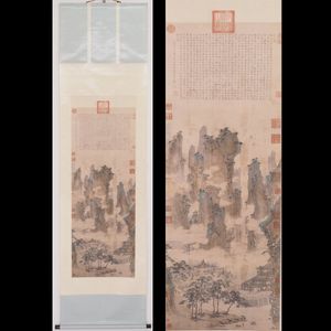 明　仇英漢宮春暁　巻物　絵巻 國立故宮博物院>典藏精選>漢宮春曉