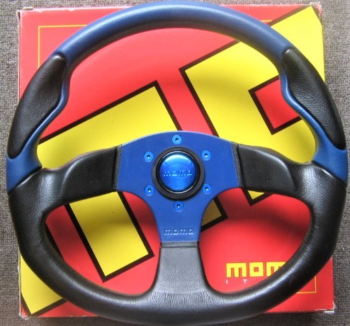 ○MOMO製／ 正規品 MOMO COMMANDO 2・BLUE 35φ ／極美品○ 【公式通販】