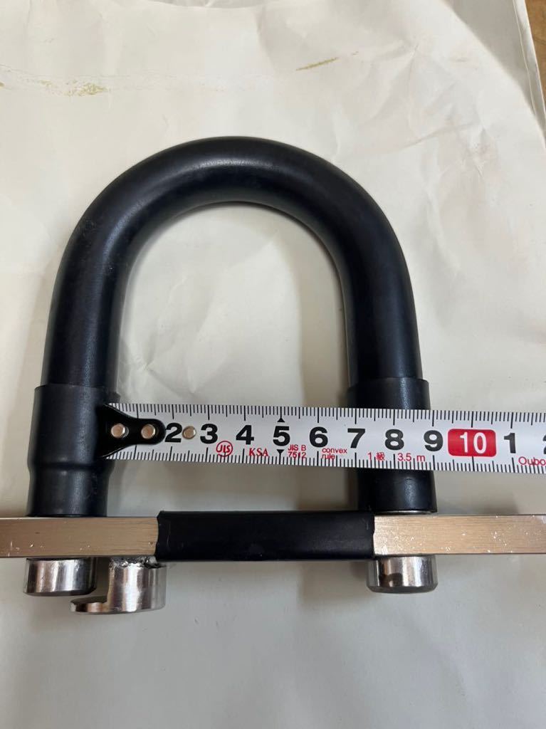かてーな Uチャンプ 加藤製作所 バイク U字ロック 7cm×10cm 新品未使用 