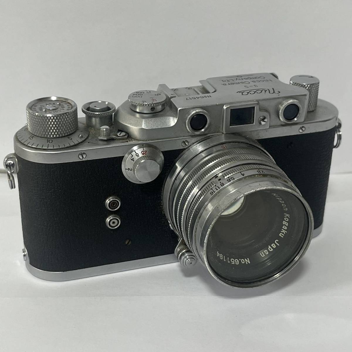 Nicca 3-S レンジファインダーカメラ NIKKOR HC 50mm F2 Nicca 3-F 3F