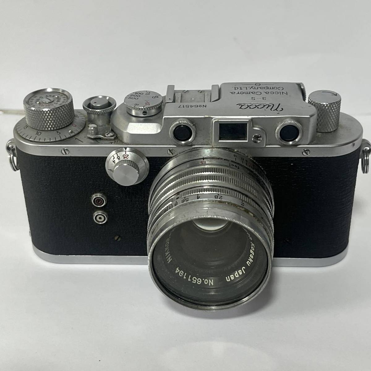 Nicca 3-s バルナック Leica国産バルナックライカ型 「ニッカ3S」と