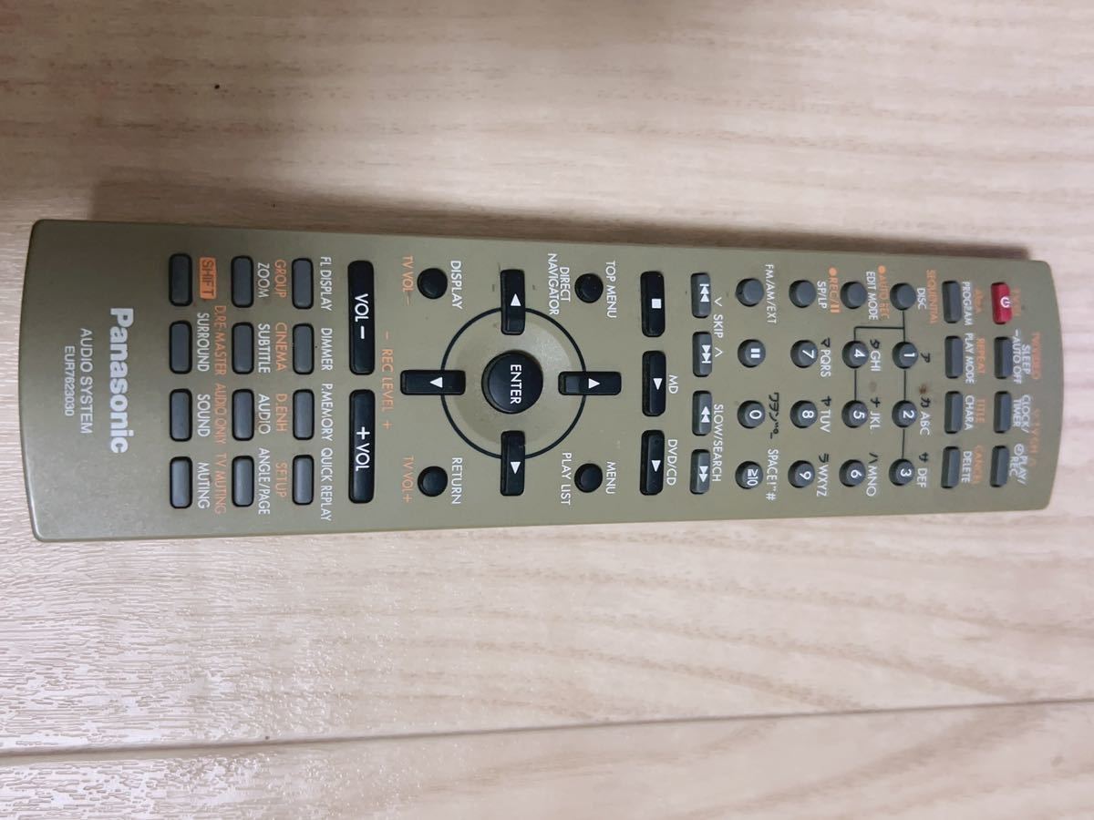 ☆【リモコン付】Panasonic SA-PM2DVD コンポ（Panasonic DVD/MD 