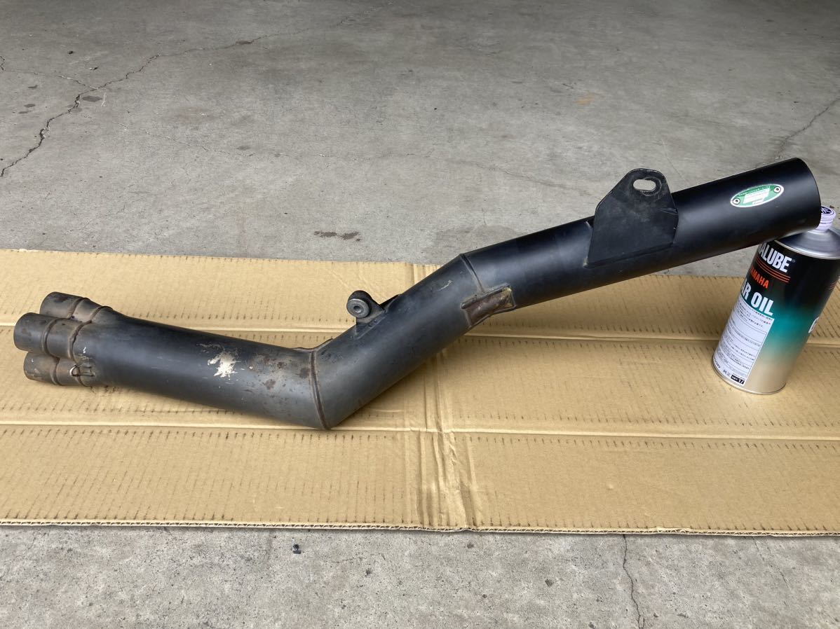 ゼファー750 モリワキ マフラー ワンピース ショート管 テールパイプ部