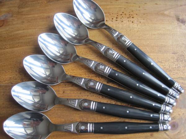 フランス製Laguioleテーブルスプーン6本ラギオール銀色ライヨル